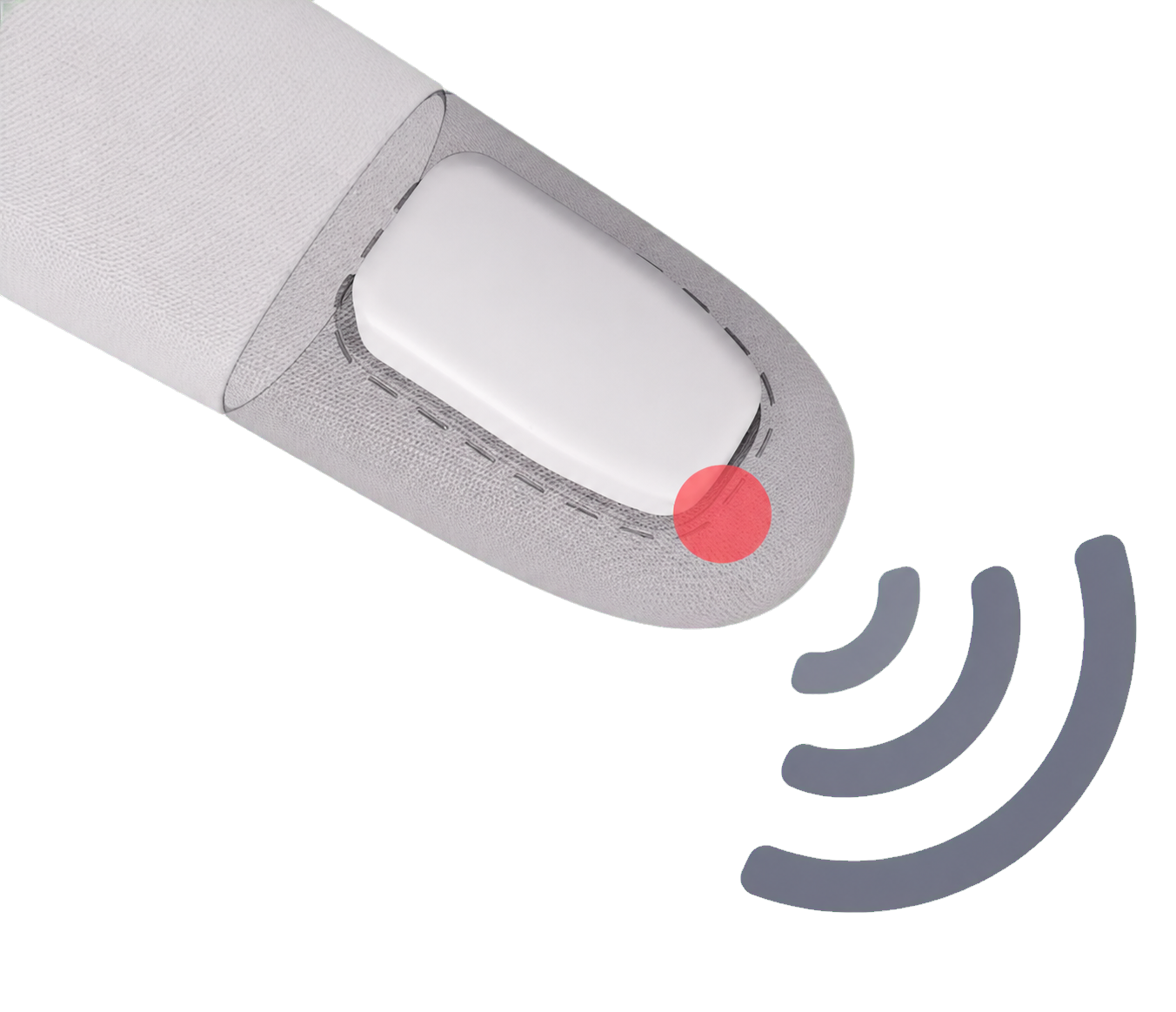 VetraGlove Pro 指尖传感模块透明产品图